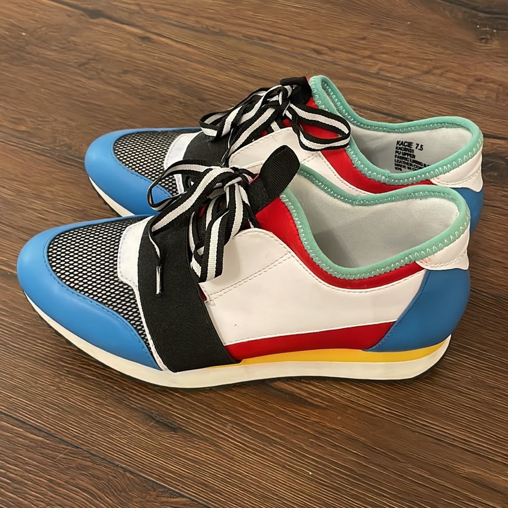 Steve Madden Leather Coated Sneakers